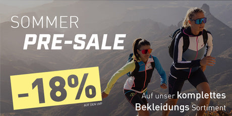 Sommer Pre-Sale: 18% Rabatt auf Bekleidung