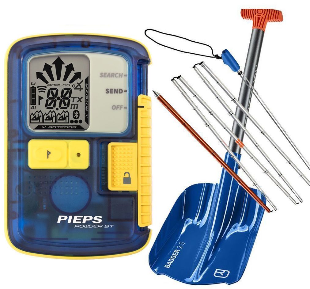 LVS Komplettset Pieps Powder BT, Ortovox Schaufel und Sonde Produktbild 0