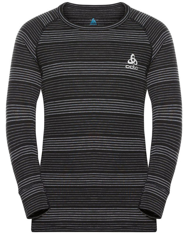 Odlo Das Active Warm ECO Kinder Baselayer-Set. black - grey melange Produktbild 0