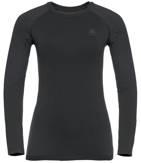Odlo  PERFORMANCE WARM ECO Baselayer-Top Damen black - new odlo graphite grey Produktbild 0