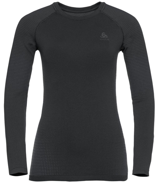 Odlo  PERFORMANCE WARM ECO Baselayer-Top Damen black - new odlo graphite grey Produktbild 0