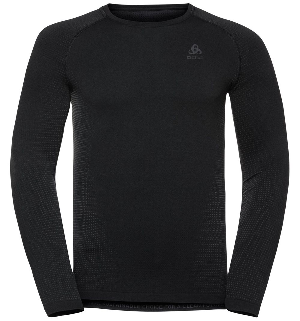 Odlo PERFORMANCE WARM ECO Herren Baselayer black - new odlo graphite grey Produktbild 0