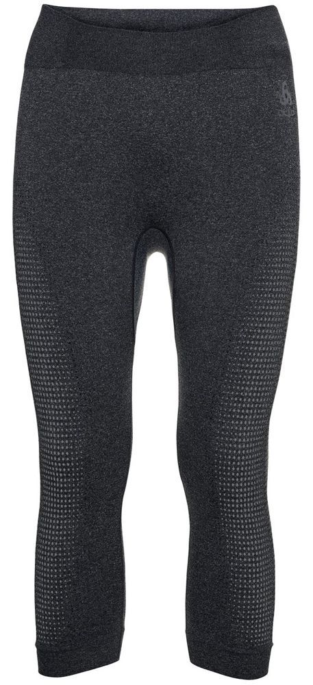 Odlo PERFORMANCE WARM ECO Damen ¾-Leggings black - new odlo graphite grey Produktbild 0