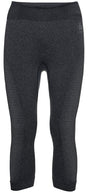 Odlo PERFORMANCE WARM ECO Damen ¾-Leggings black - new odlo graphite grey Produktbild 0