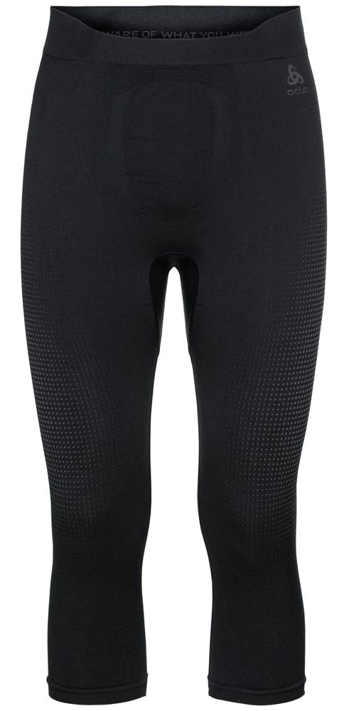 Odlo PERFORMANCE WARM ECO Herren ¾-Baselayer-Hose black - new odlo graphite grey Produktbild 0
