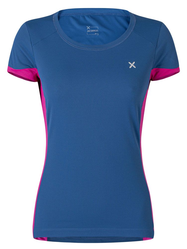 Montura Delta T-Shirt Damen deep blue / intense violet Produktbild 0