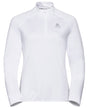 Odlo CARVE LIGHT Damen Midlayer Langarmshirt white Produktbild 0