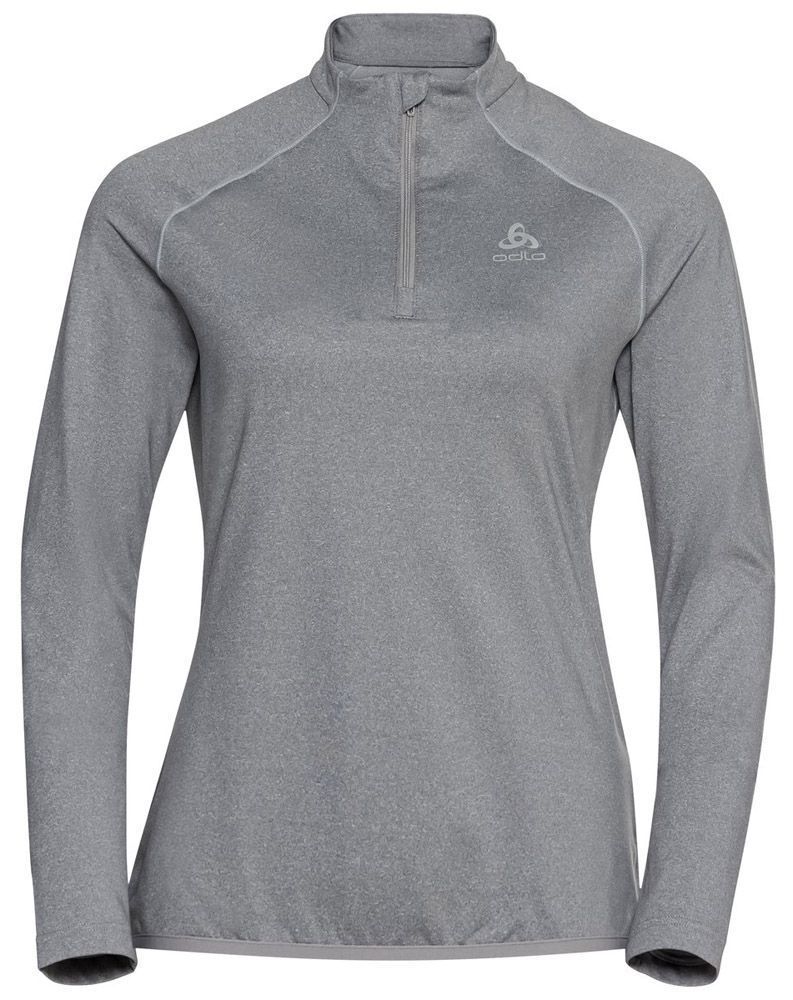 Odlo CARVE LIGHT Damen Midlayer Langarmshirt grey melange Produktbild 0