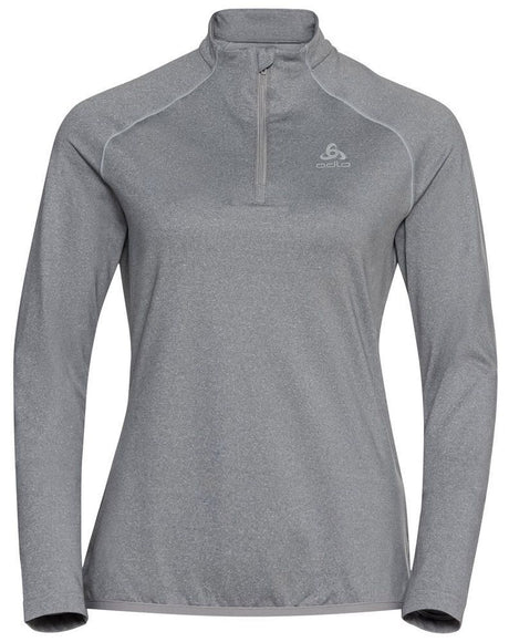 Odlo CARVE LIGHT Damen Midlayer Langarmshirt grey melange Produktbild 0