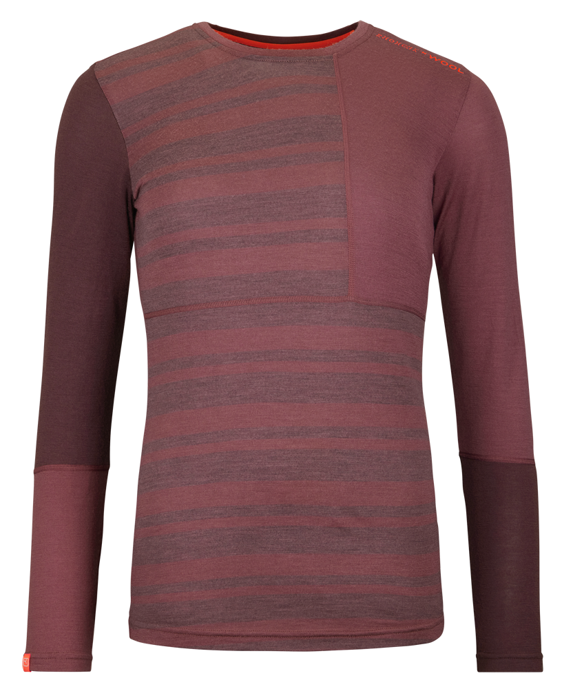 Ortovox 185 Rock´n´wool Long Sleeve Damen Langarmshirt mountain rose Produktbild 0