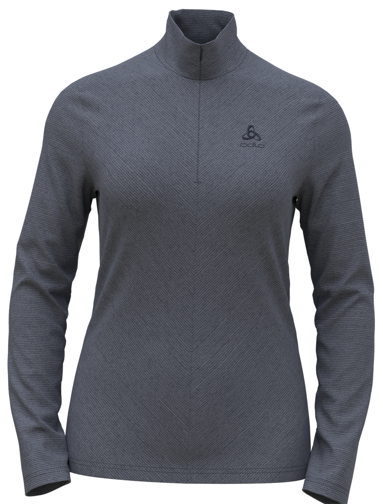 Odlo ROY Mid Layer 1/2 Zip Damen Midlayer folkstone gray - india ink Produktbild 0