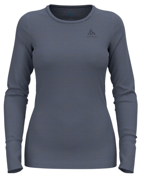 Odlo Natural Merino 200 Base Layer Damen Funktionsshirt  folkstone gray Produktbild 0