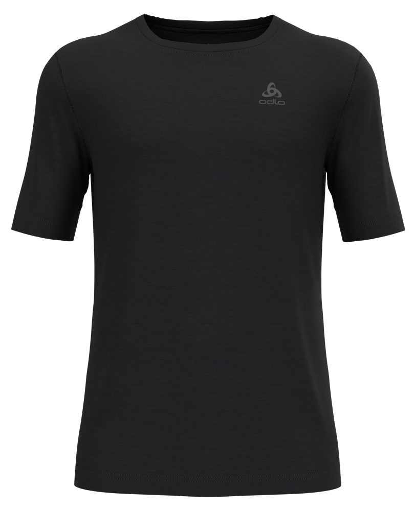 Odlo Natural Merino 200 Base Layer Top Herren Funktionsshirt kurzarm black Produktbild 0