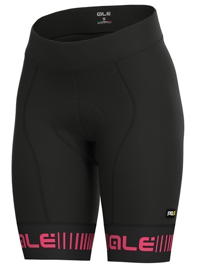 ALÈ PR-R Strada Damen Fahrradhose nero-rosa fluo Produktbild 0