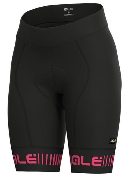 ALÈ PR-R Strada Damen Fahrradhose nero-rosa fluo Produktbild 0