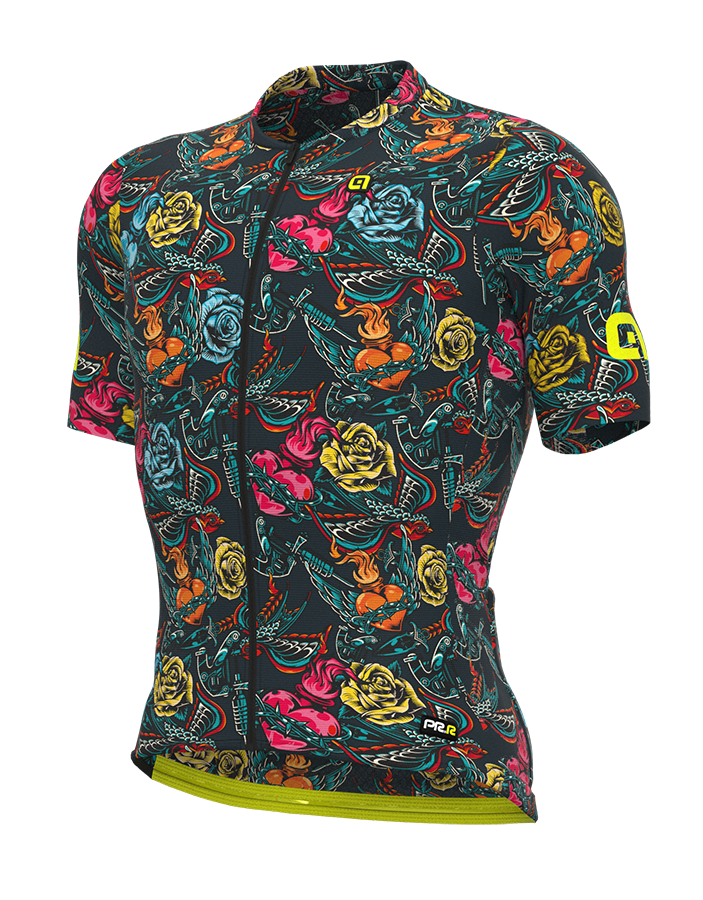ALÈ PR-R Tattoo Herren Fahrradtrikot grigio/grey Produktbild 0