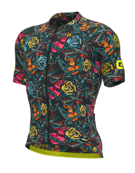 ALÈ PR-R Tattoo Herren Fahrradtrikot grigio/grey Produktbild 0