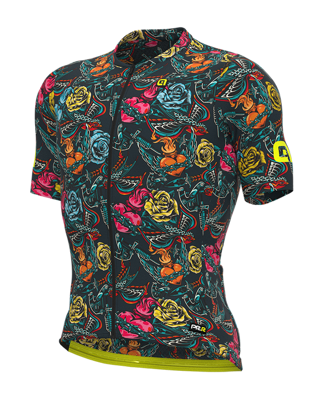 ALÈ PR-R Tattoo Herren Fahrradtrikot grigio/grey Produktbild 0