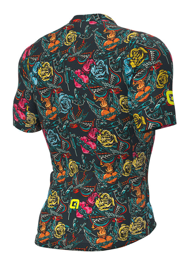 ALÈ PR-R Tattoo Herren Fahrradtrikot grigio/grey Produktbild 1