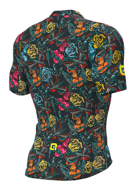 ALÈ PR-R Tattoo Herren Fahrradtrikot grigio/grey Produktbild 1