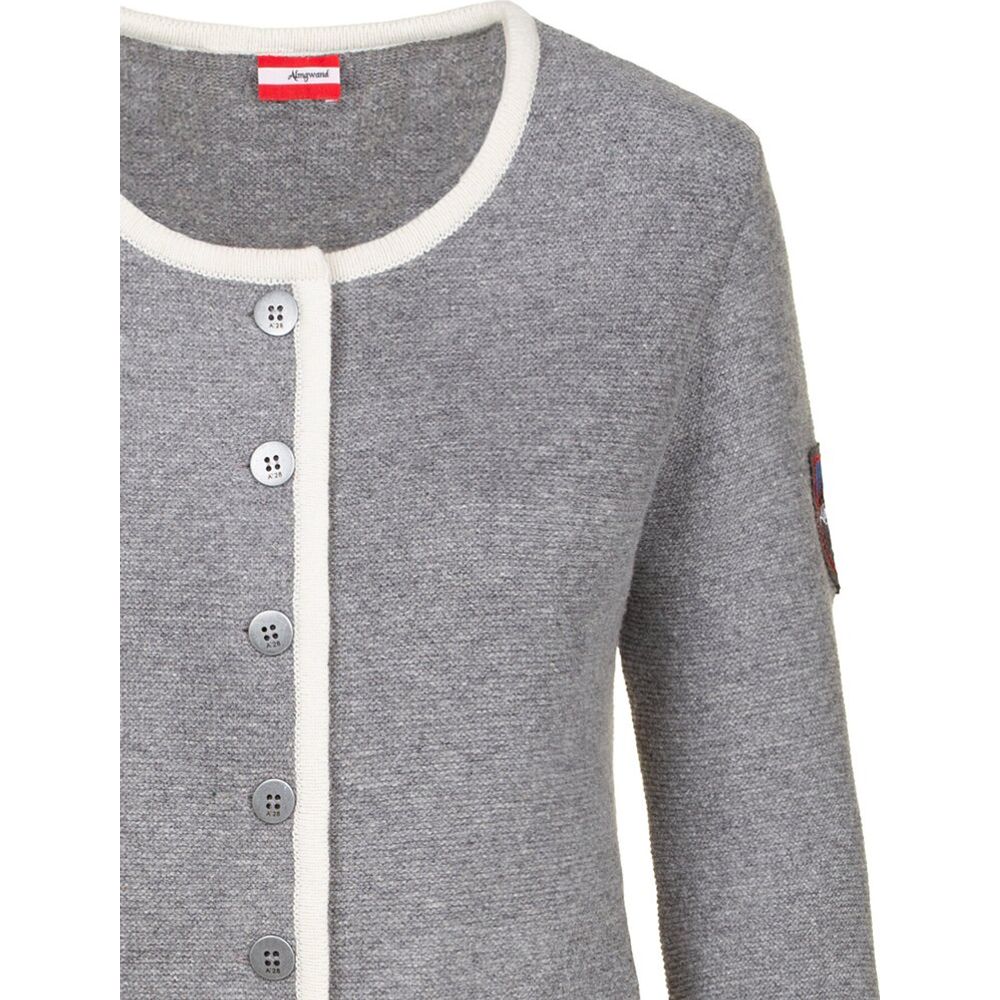 Almgwand 1928 Damen Jacke Biechlalm grau-offwhite Produktbild 3