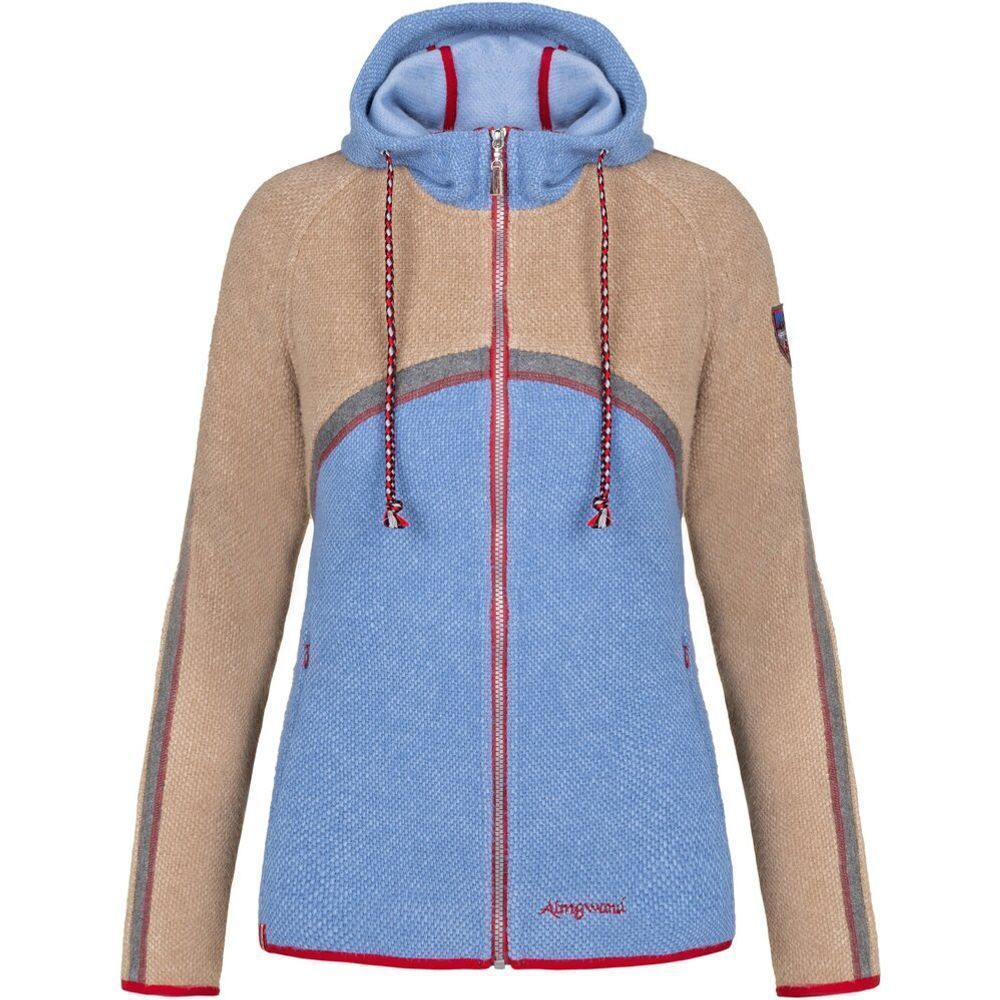 Almgwand 1928 Damen Jacke Sennkogel hellblau-stein Produktbild 0