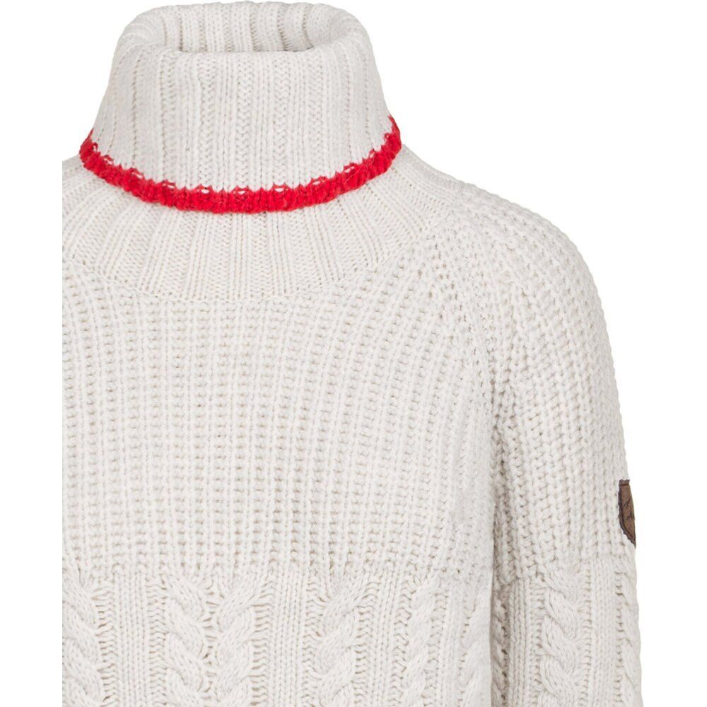 Almgwand 1928 Damen Pullover Barreneckalm grau-rot Produktbild 2