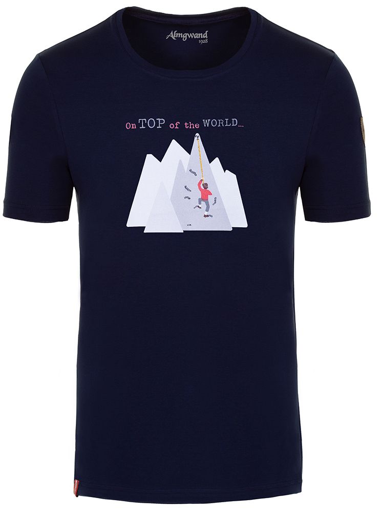 Almgwand Klampenbergalm Herren T-Shirt dunkelblau Produktbild 0