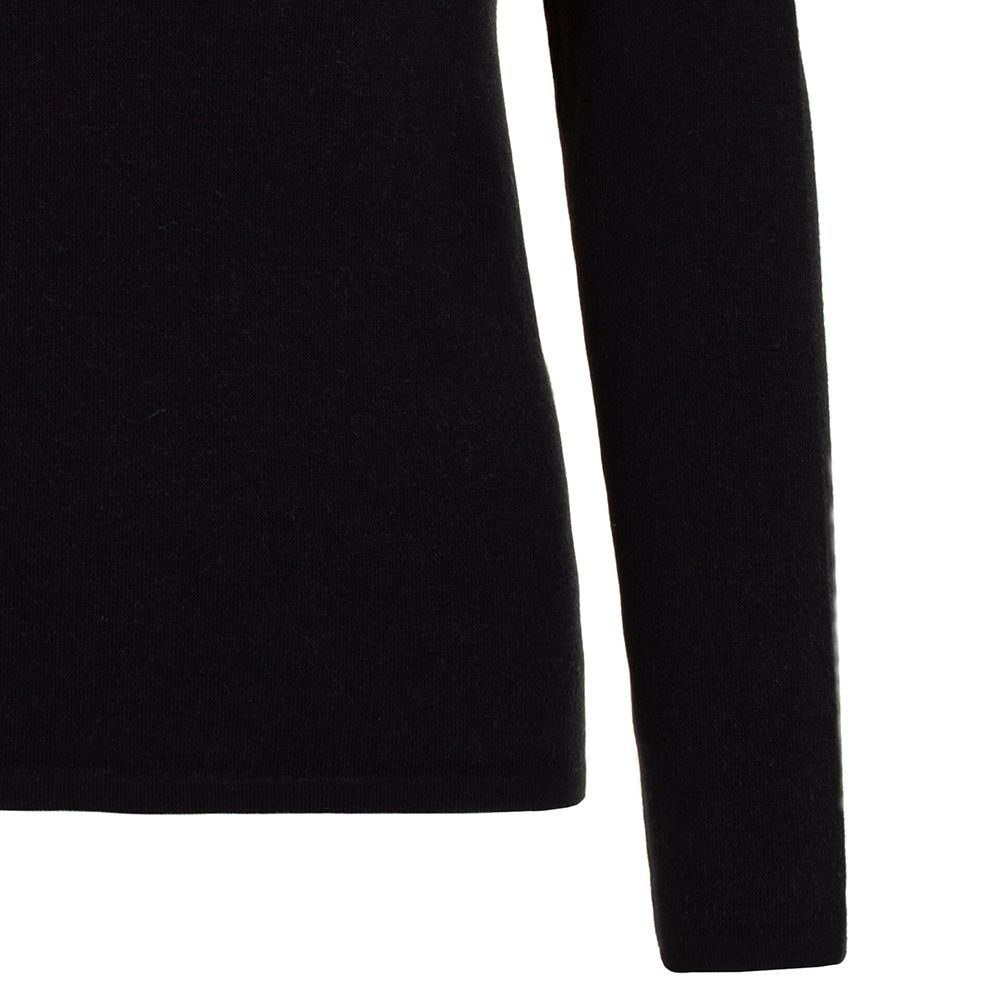 Almgwand Palmenalm Damen Rollkragenpullover schwarz-weiss Produktbild 2