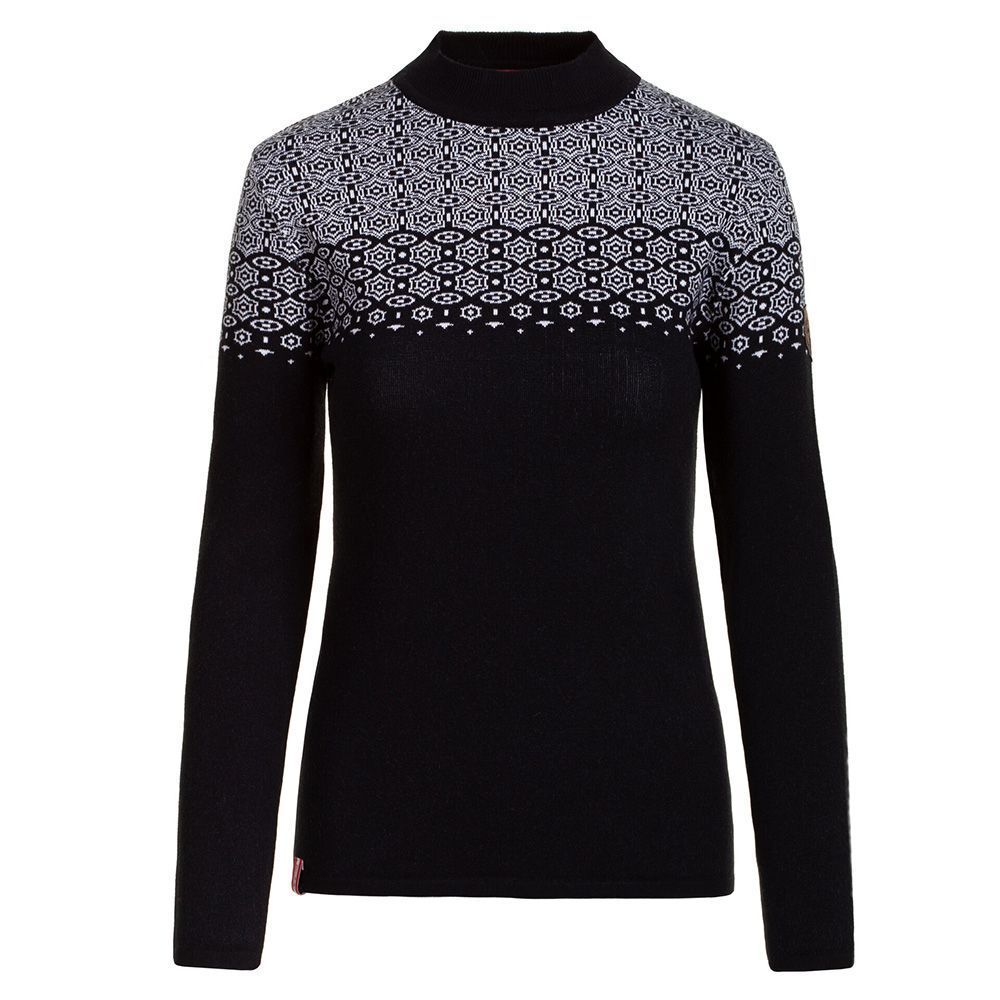 Almgwand Palmenalm Damen Rollkragenpullover schwarz-weiss Produktbild 0