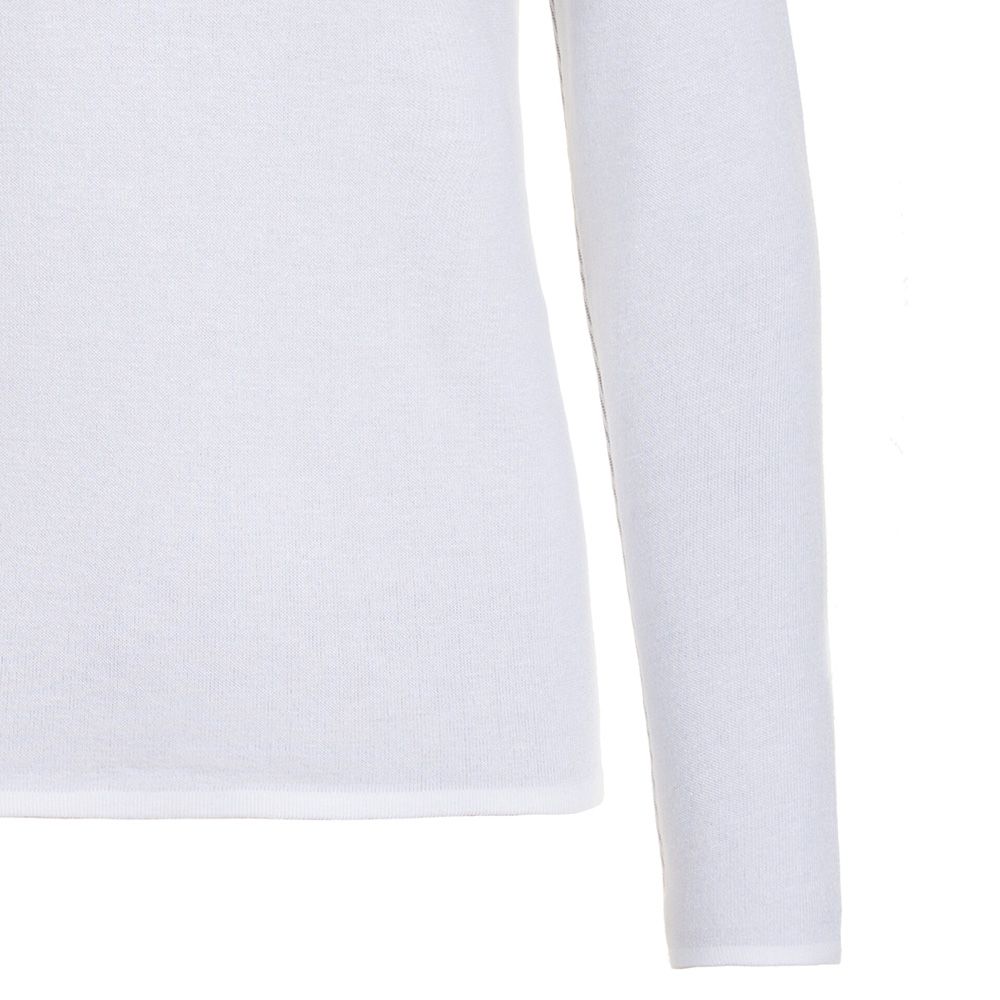 Almgwand Palmenalm Damen Rollkragenpullover weiss-grau Produktbild 2