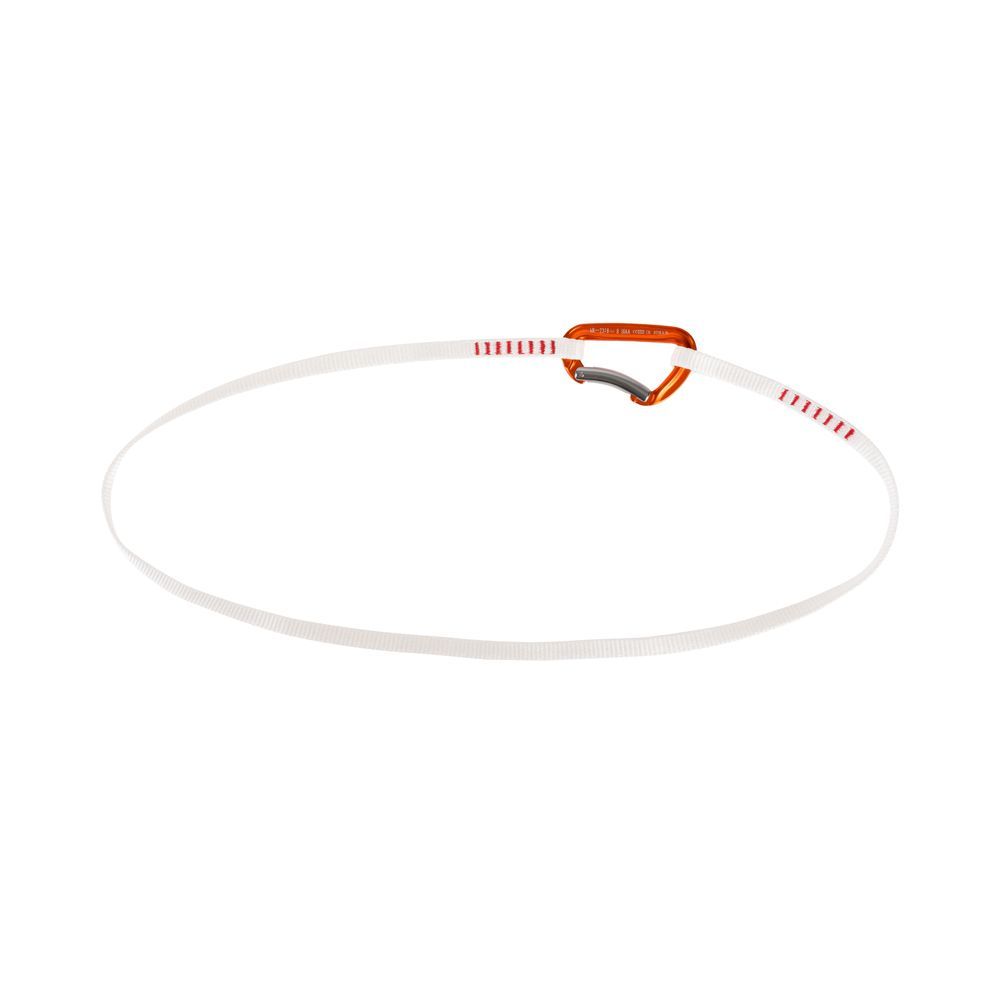 Mammut Alpine Trad Sling Rundschlinge Bent Gate orange-white Produktbild 0