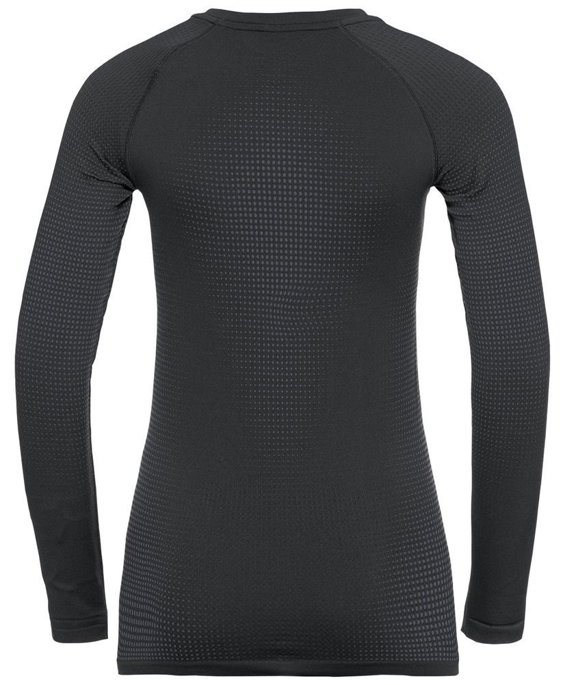 Odlo  PERFORMANCE WARM ECO Baselayer-Top Damen black - new odlo graphite grey Produktbild 1