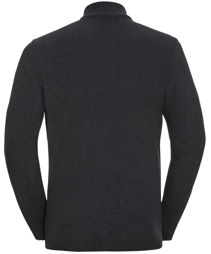 Odlo CORVIGLIA KINSHIP Funktionsshirt Herren shale grey - black stripes Produktbild 1