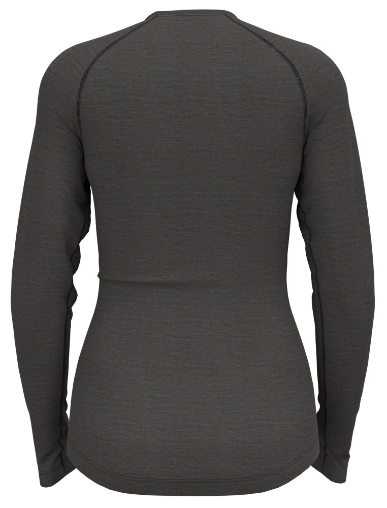 Odlo Performance Wool 150 Base Layer Damen Funktionsshirt  folkstone gray - india ink Produktbild 1