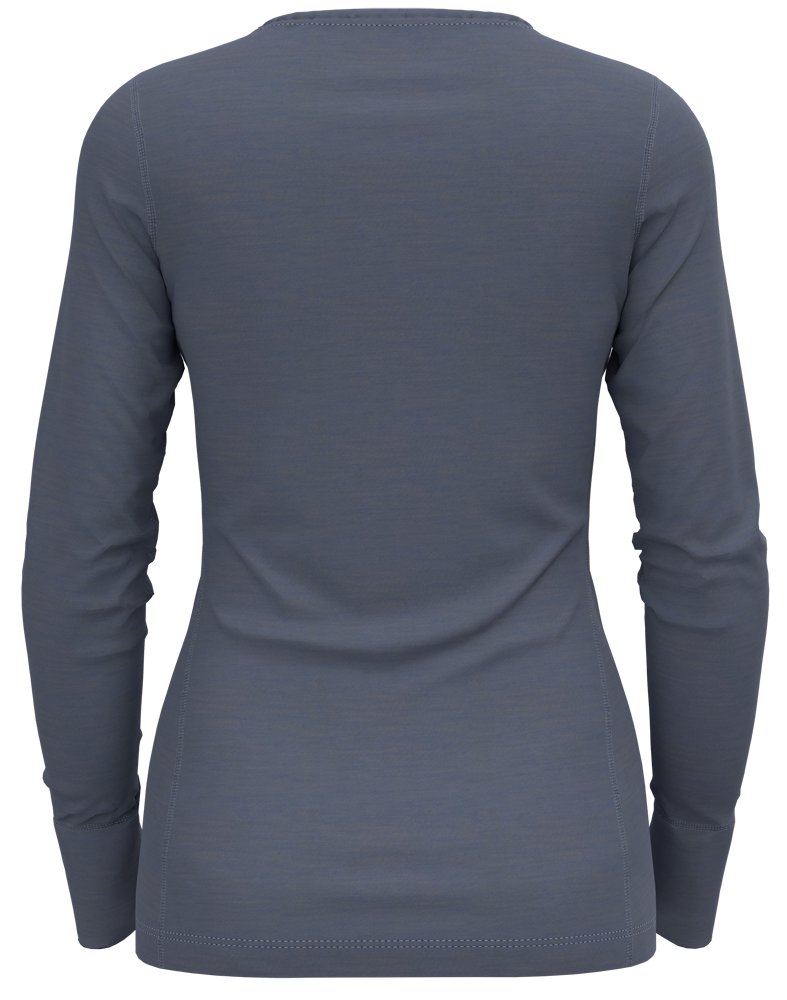 Odlo Natural Merino 200 Base Layer Damen Funktionsshirt  folkstone gray Produktbild 1