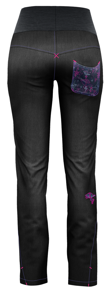 Crazy Idea Pant Aria Damen Kletterhose jeans black Produktbild 1