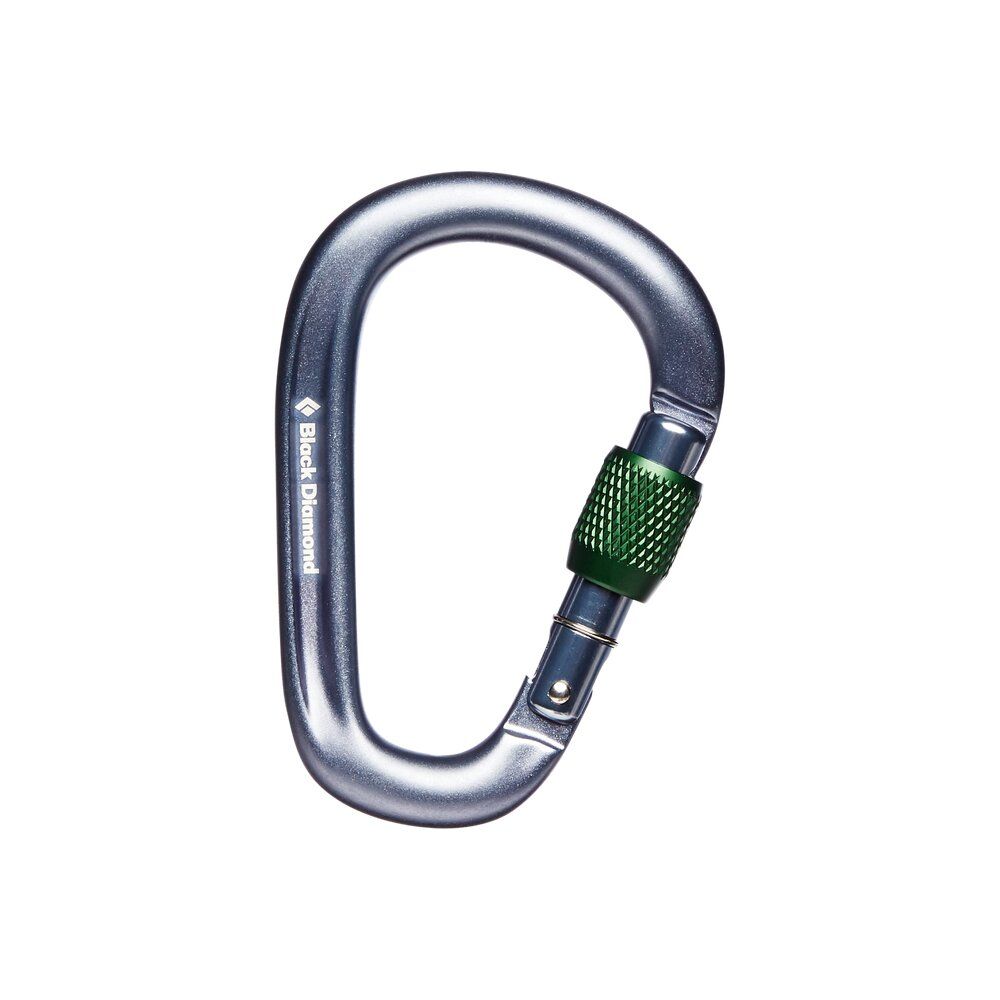 Black Diamond Pearlock Screwgate Karabiner gray Produktbild 0