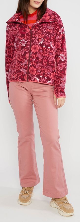 Blutsgeschwister Damen Fleecejacke Hüttenzauber romantic fire Produktbild 1