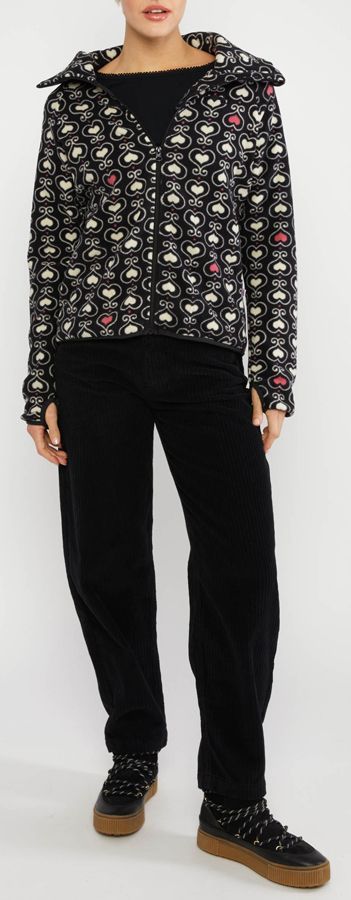 Blutsgeschwister Damen Fleecejacke Hüttenzauber sweetheart Produktbild 0