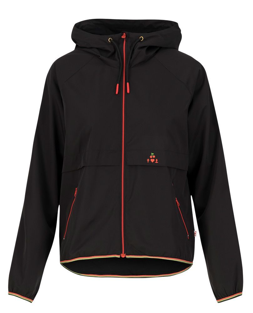 Blutsgeschwister Wetterjacke Windbraut short Damen Windbreaker-Jacke deep black Produktbild 0