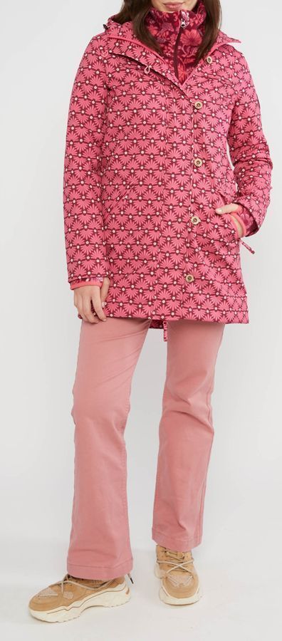 Blutsgeschwister Damen Softshell-Parka Wild Weather ageless hippie flower Produktbild 1