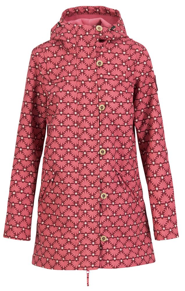 Blutsgeschwister Damen Softshell-Parka Wild Weather ageless hippie flower Produktbild 0