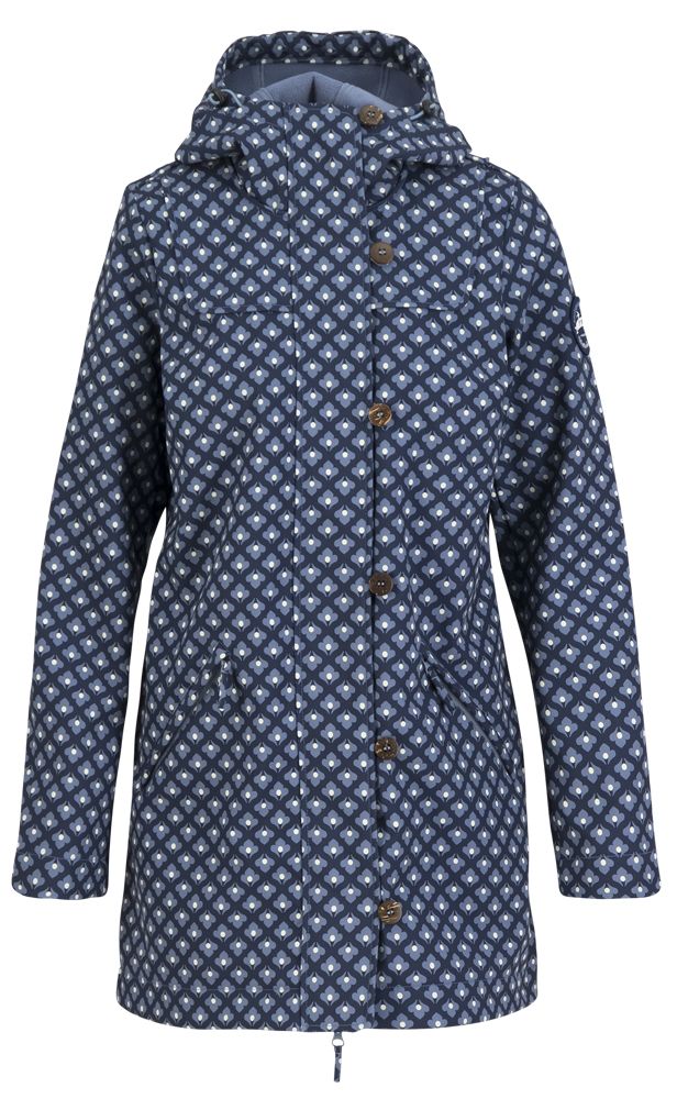 Blutsgeschwister Damen Softshell-Parka Wild Weather breeze of sky Produktbild 0