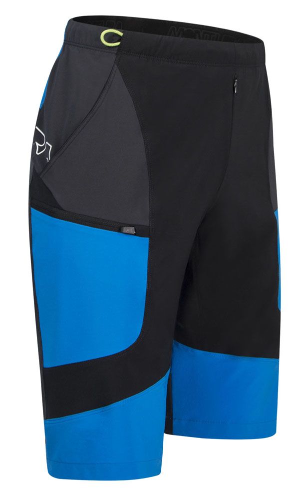 Montura Block Light Bermuda Herren Damen nero / celeste Produktbild 2