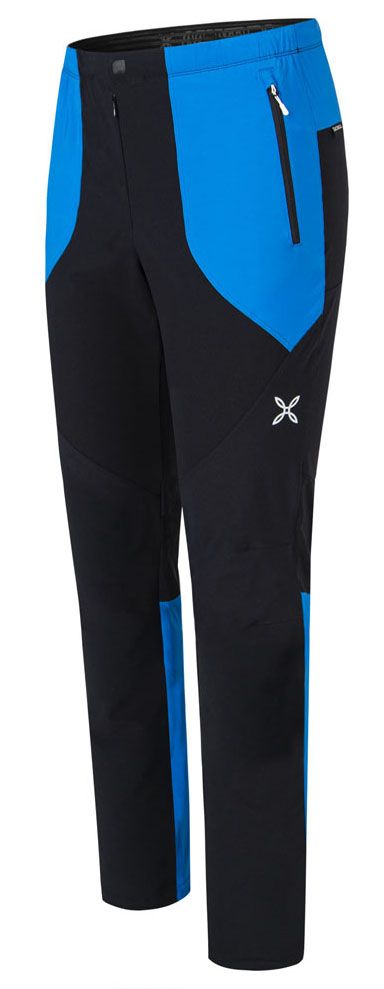 Montura Outline -5cm Pants Herren Outdoor-Hose black/sky blue Produktbild 2