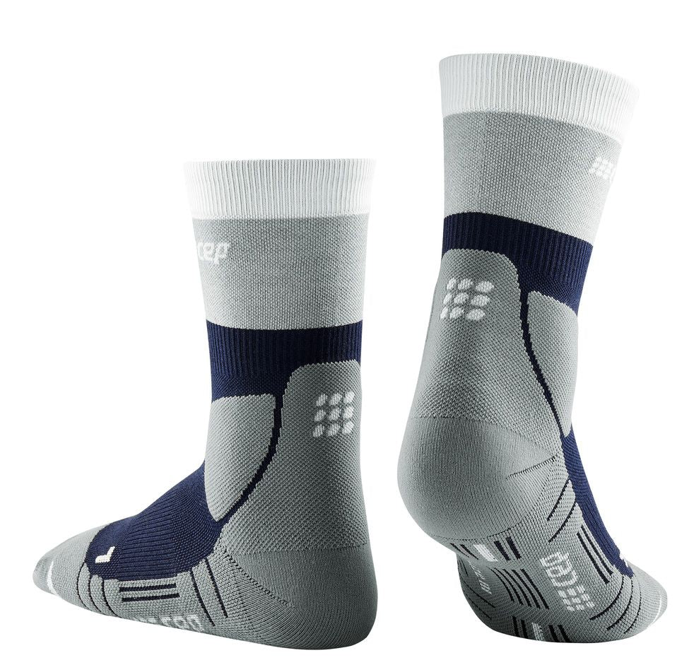 CEP Hiking Light Merino Mid Cut Socks Damen Wandersocken marineblue/grey Produktbild 1