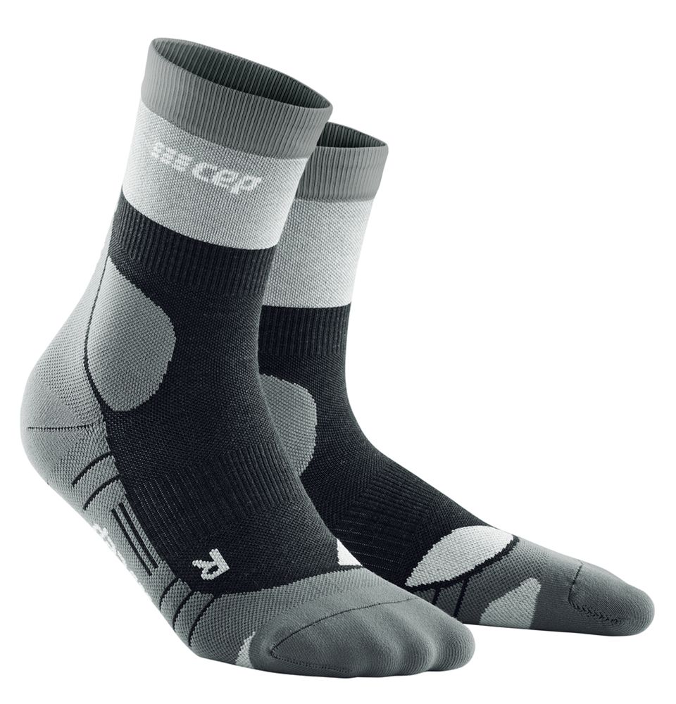 CEP Hiking Light Merino mid-cut Socks Damen Wandersocken stonegrey/grey Produktbild 0