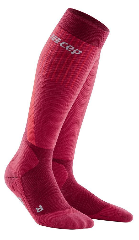 CEP Ski Touring Compression Socks Damen Skisocken red Produktbild 1