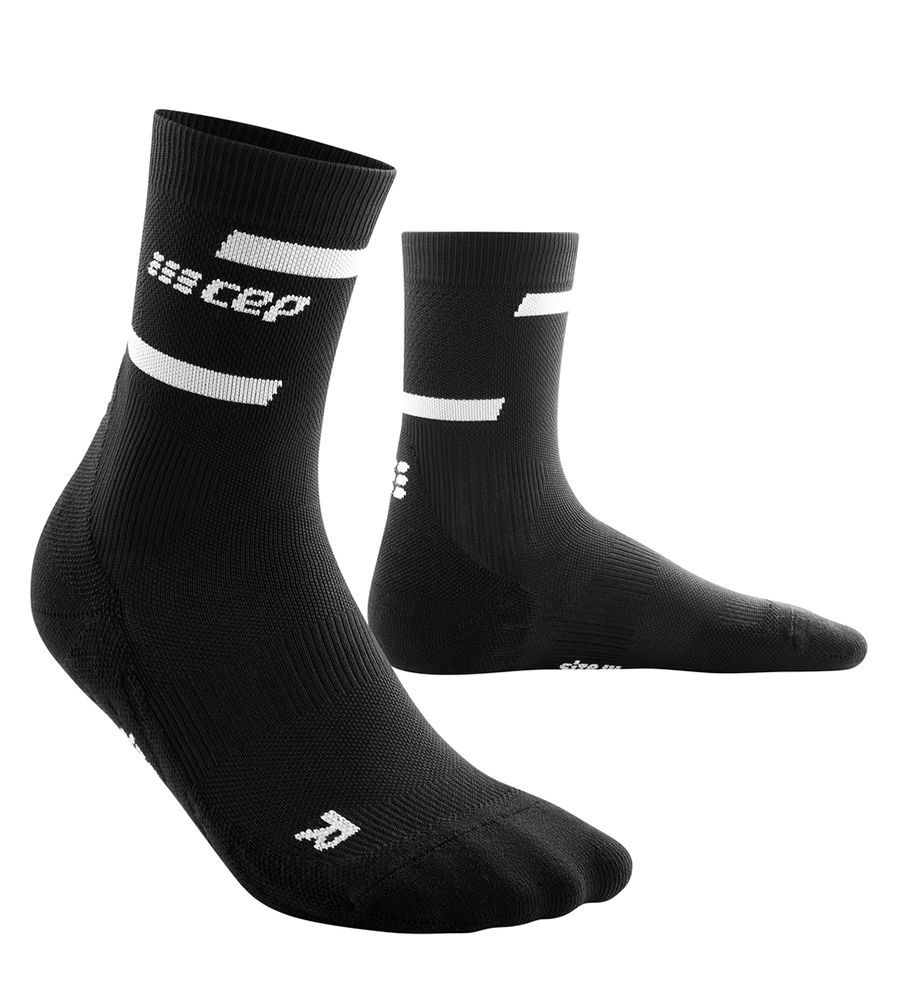 CEP the run socks, mid cut Damen Laufsocken black Produktbild 0
